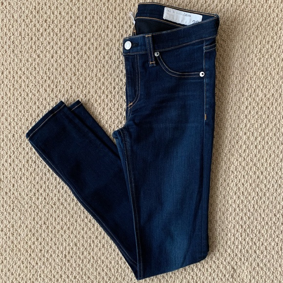 Rag and Bone Dark-wash Skinny Jeans - Picture 2 of 4